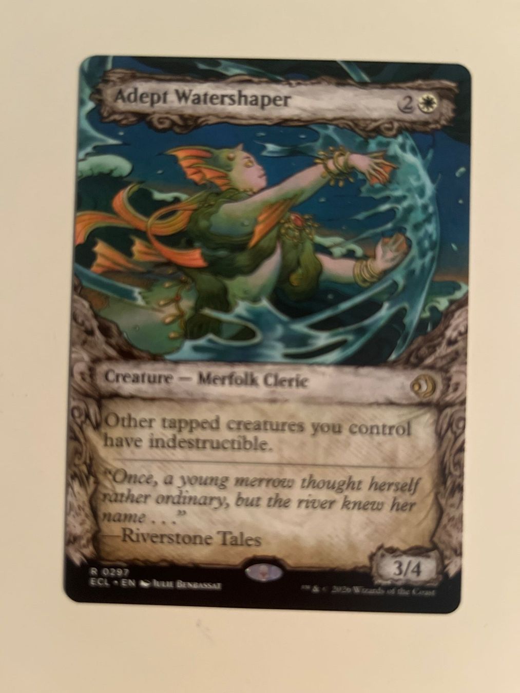 Magic The Gathering Carte collezionabili: 1 x Adept Watershaper - Magic: The Gathering - MtG – Usato da Kriens venduto da Shadi1980