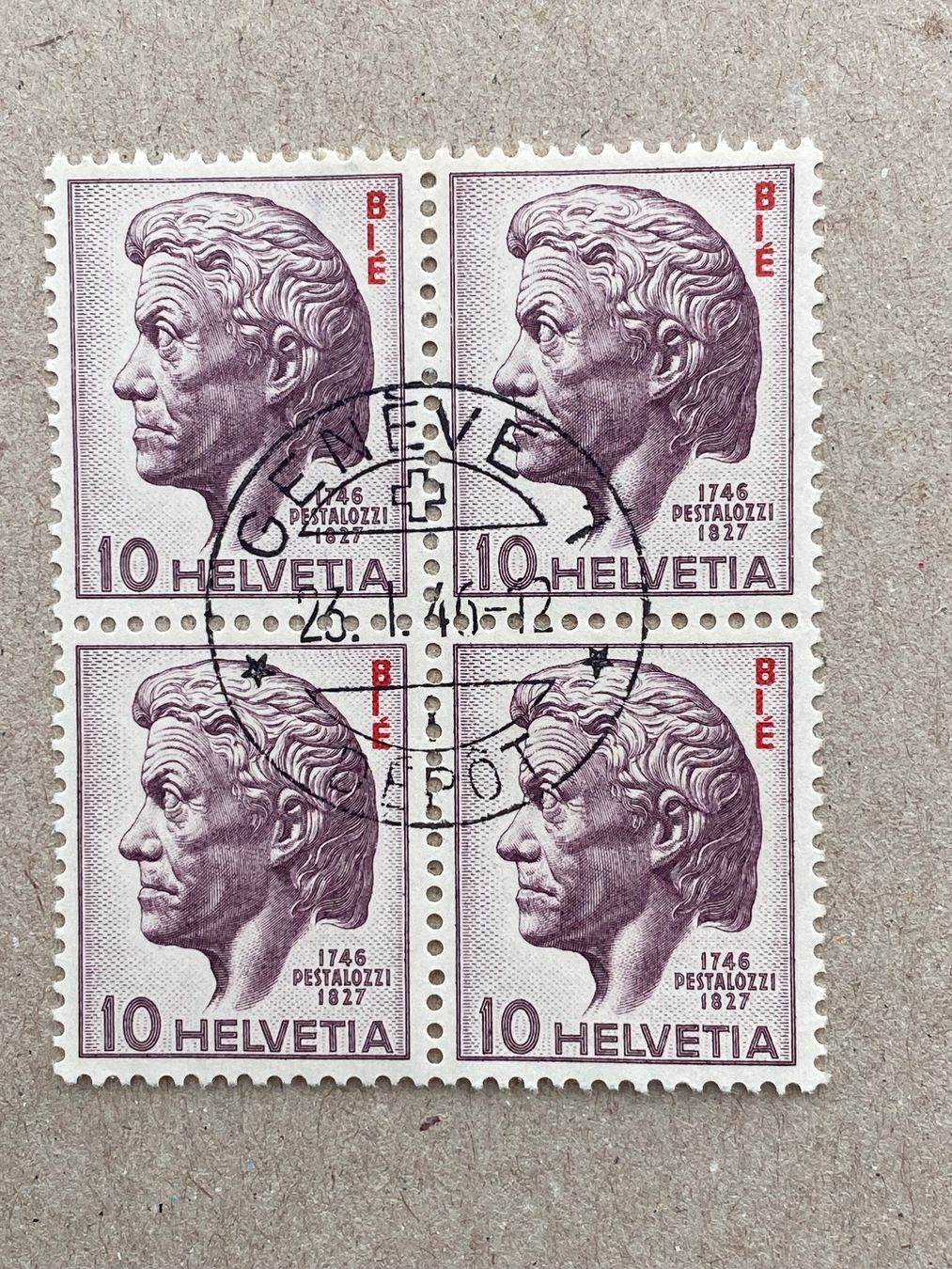 Tutti i francobolli: BIE 22, Genève – Usato da Aarau venduto da hilde47