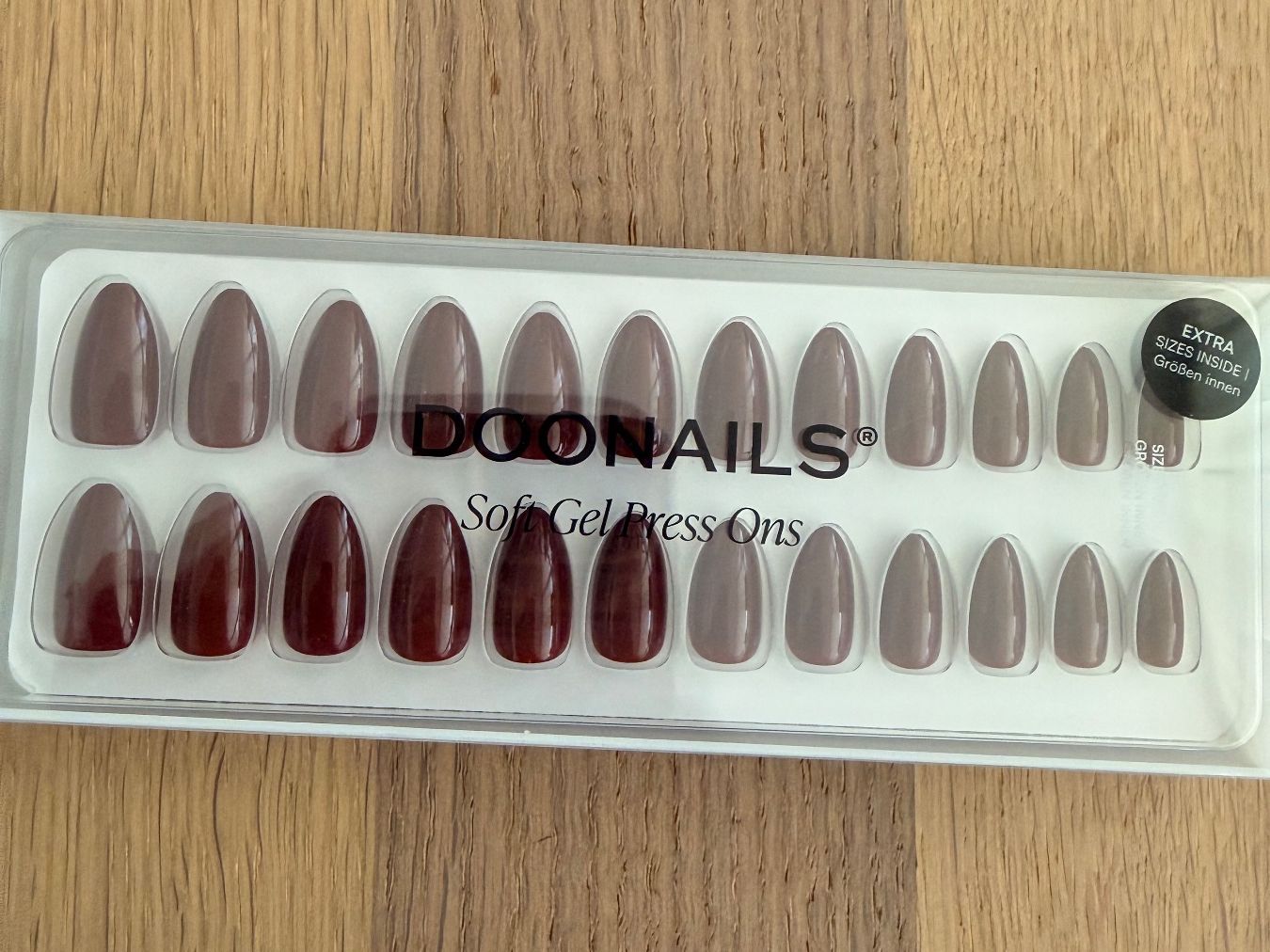 Künstliche Fingernägel: DOONAILS Soft Gel Press Ons, Love Paris, Short Almond – Neu und originalverpackt aus Zollikofen von S.Hontas