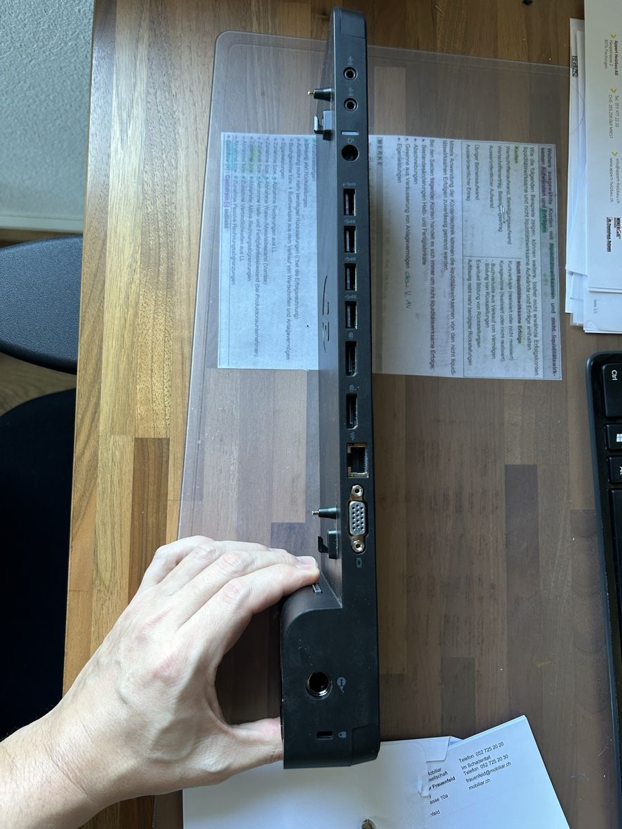 Hewlett Packard Dockingstation: HP Notebook Dockingstation 2013 UltraSlim D9Y32AA – Gebraucht aus Sirnach von henkles 1