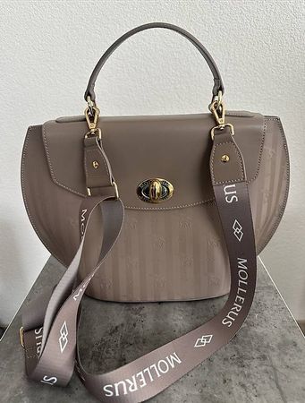 Elegante Mollerus Tasche in taupe