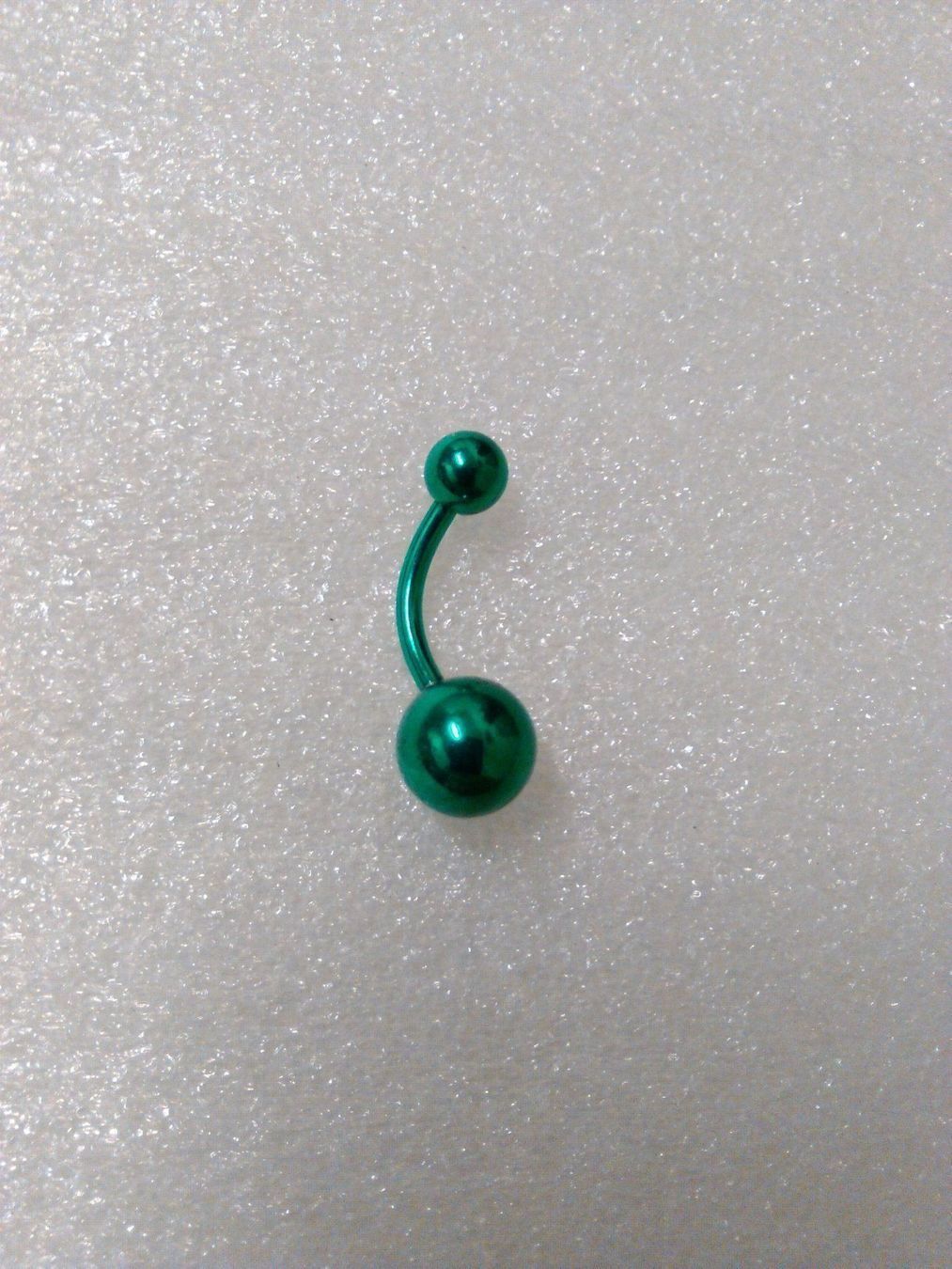 Piercingschmuck: EDELSTHAL BAUCHNABELPIERCING;GRÜN – Neu (gemäss Beschreibung) aus Basel von bijoutrie_4 2
