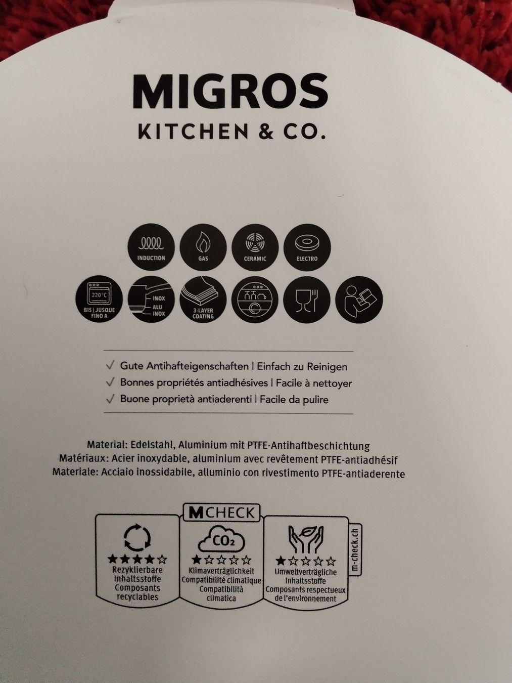 Migros Padelle: Pfanne Fabrikneu – Nuovo e nell'imballaggio originale da Basel venduto da Mr._Nice-Trade 3