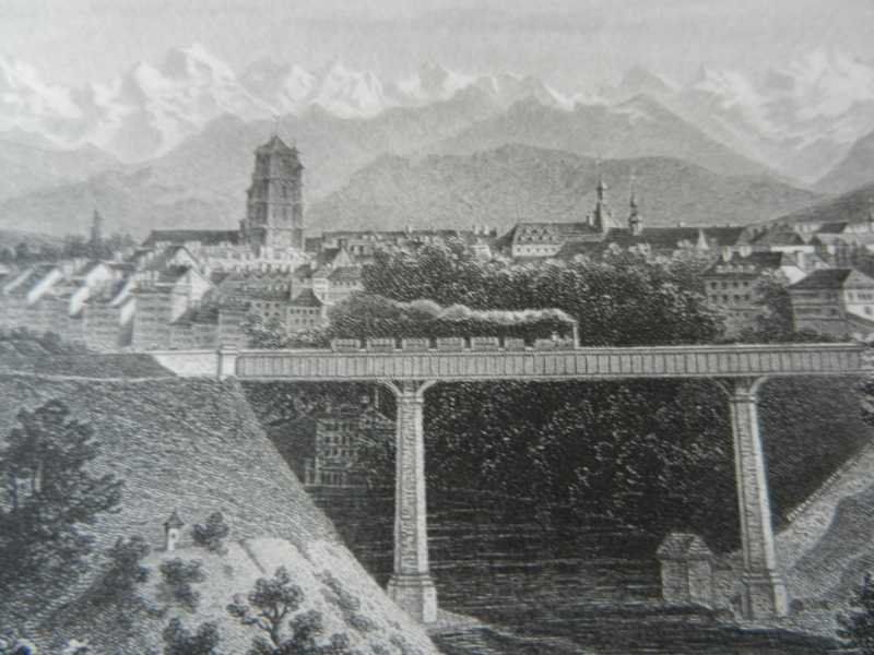 Gravures: Bern Eisenbahnbrücke – D'occasion à Risch par Rischli15 7