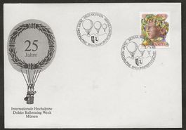 Ballon Schweiz 1986 MÜRREN  Luftpost Katalog 5.-
