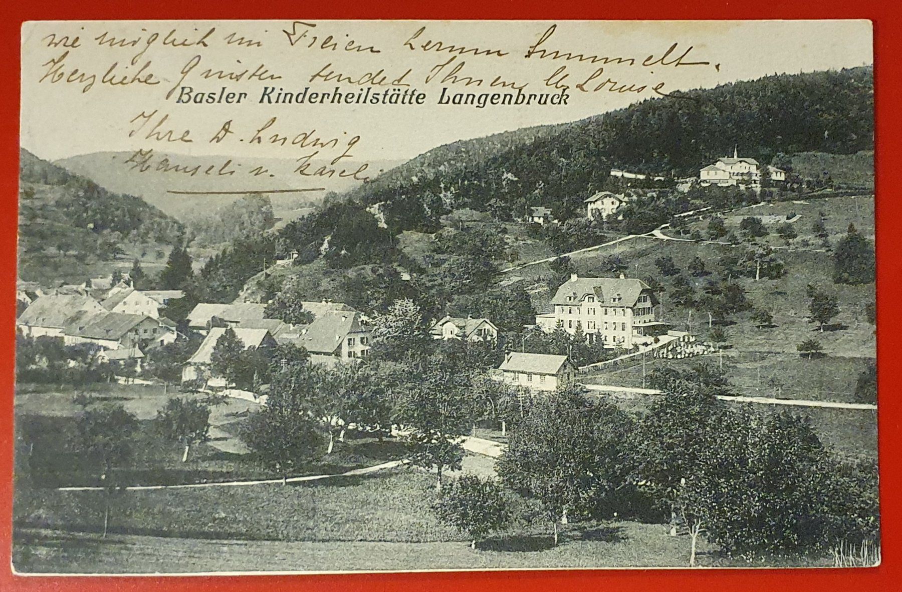 Cartoline postali: Basler Kinderheilstätte Langenbruck – Usato da Kreuzlingen venduto da Rschweiz1