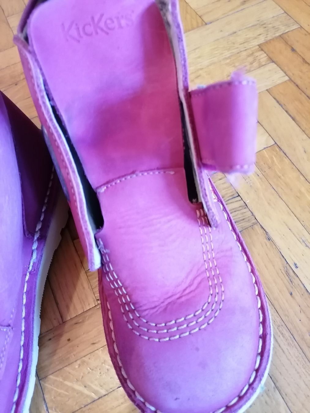 Kickers Scarpe per ragazze: Kickers rose cuir pointure 35 - 23cm – Usato da Le Mont-Pèlerin venduto da dundun1 7