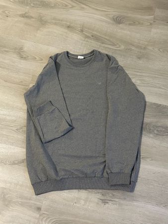 Grauer Herren-Pullover, XXL (fit wie L)