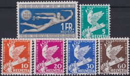 1932, Nr.185-189 Einzelmarken Abrüstungskonferenz **, 150.-