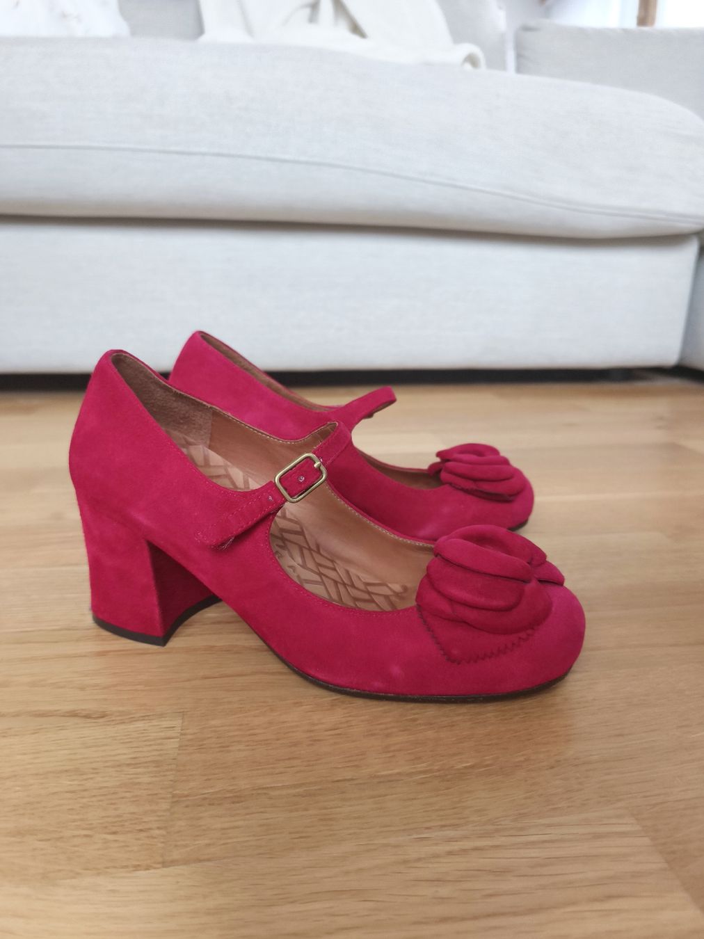 Chie Mihara Scarpe da donna: Chie Mihara Sandalen 37 rot, Wildleder – Usato da Winterthur venduto da kat_9fqy 2