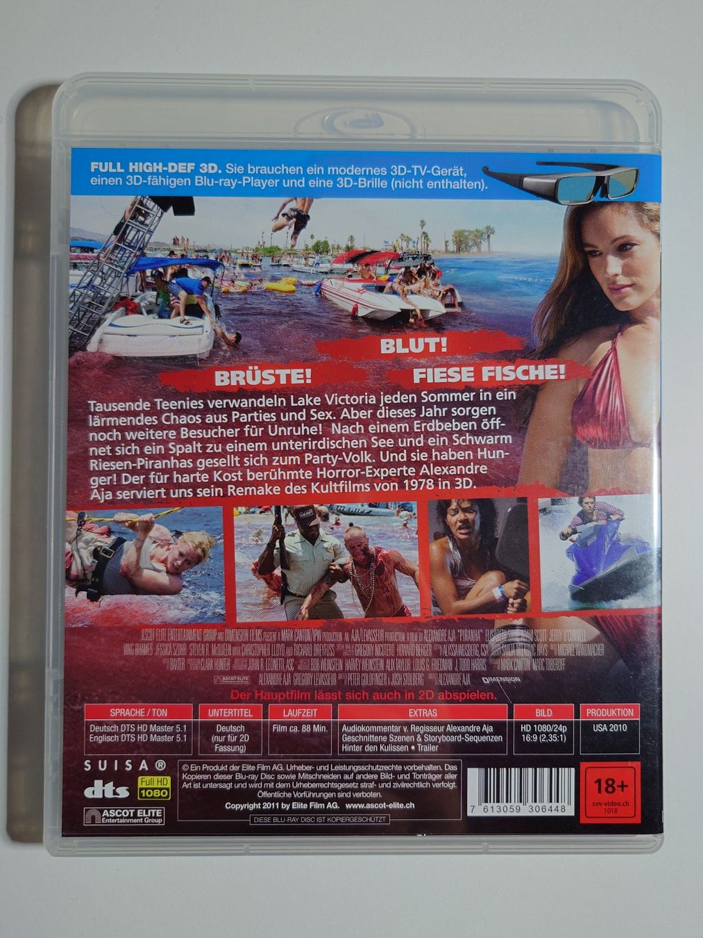 Alle DVDs: Piranha 3D Blu-Ray – Gebraucht aus Kaiseraugst von  1