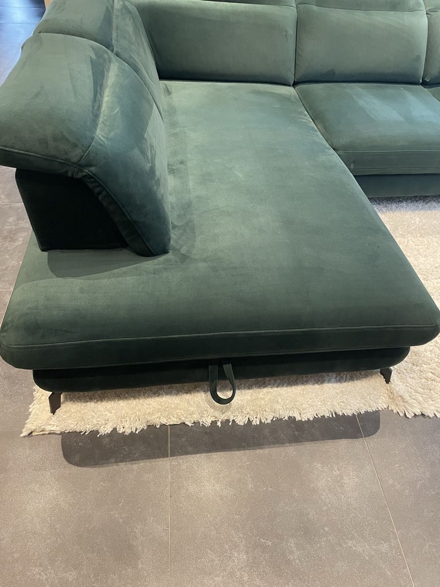 Divani: Ecksofa Schlafsofa mit Bettkasten smaragdgrün – Usato da Balgach venduto da mil_lzt5 3