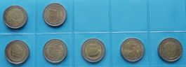 Münzen Niederlande 2 € 7 Stück