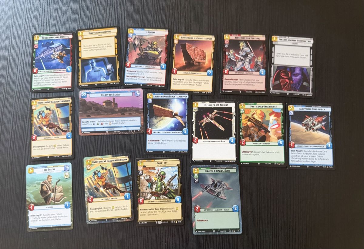 Star Wars Cartes à collectionner: Lotto carte gioco Star Wars – D'occasion à S. Pietro par fil_yhb9