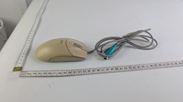 Fujitsu Maus, gebraucht, voll funktionstüchtig, beige/grau