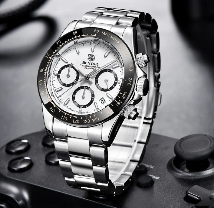 Orologi: Herren Chronograph Uhr – Nuovo e nell'imballaggio originale da Geneve venduto da Titi2008 2
