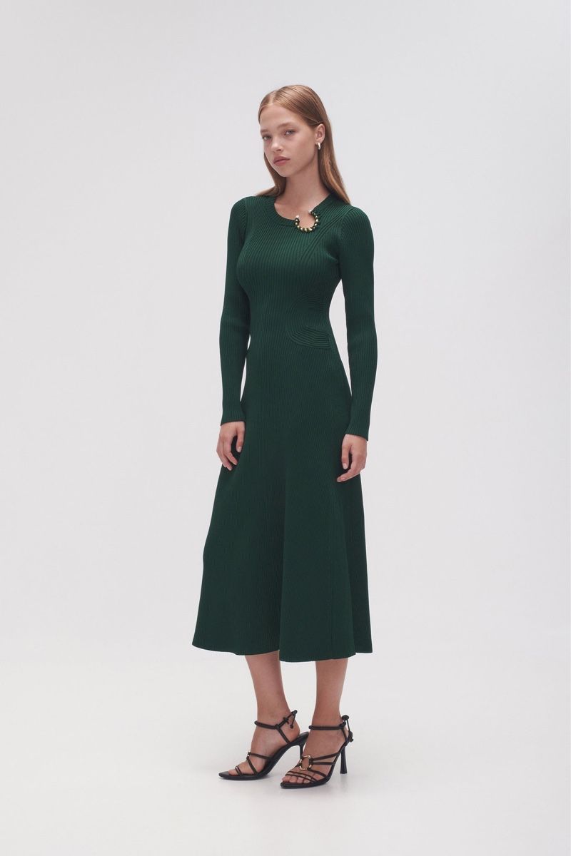 Zimmermann Kleider: Aje Elegant Knitted Midi Dress  – Gebraucht aus St.Josefen von lop_lh8d 1