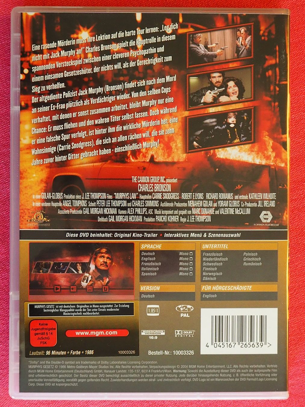 Tutti i DVDs: Murphys Gesetz / Charles Bronson – Usato da Chur venduto da dluli 1