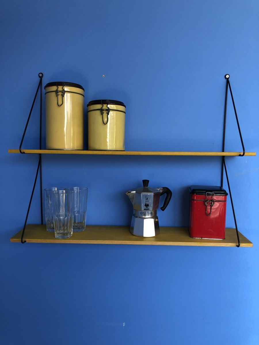 String Scaffali: Vintage Stringregal - aus den 60/70er Jahre – Usato da Zug venduto da Atelier-Reduit
