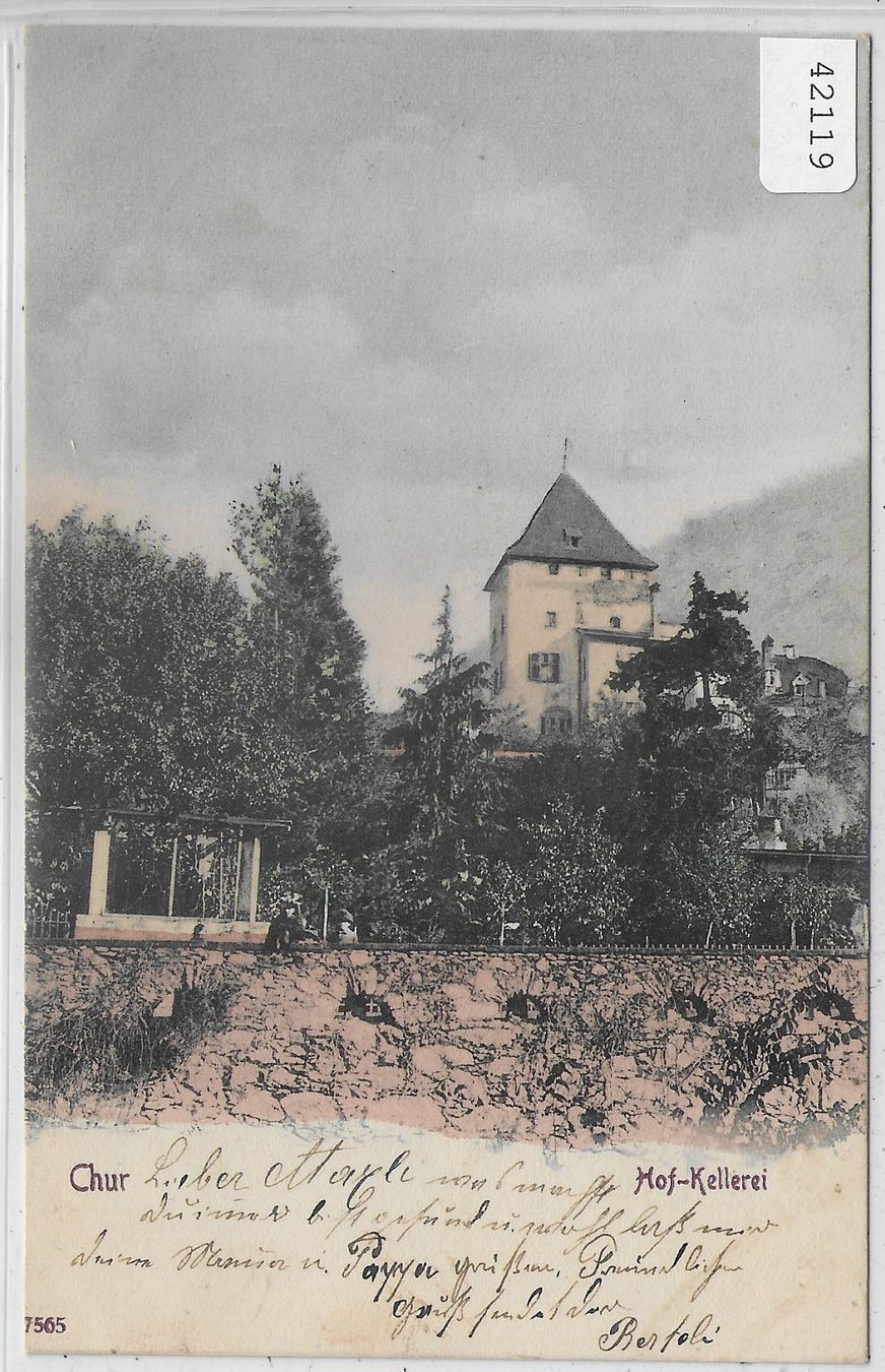 Cartoline postali: Chur - Hof-Kellerei – Usato da Ettingen venduto da Kartenplanet