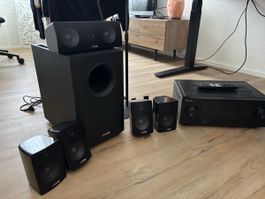 5.1 Canton Soundsystem mit Pioneer Receiver