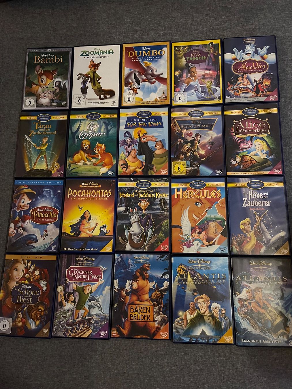 Tous les DVDs: 36 Disney DVDs – D'occasion à Wil SG par Redpirat