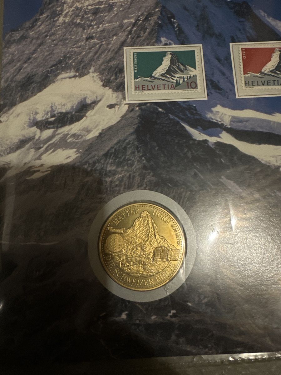 Tutti le monete: Das Matterhorn Briefmarken + Münze – Usato da Basel venduto da donald_duck_313 1