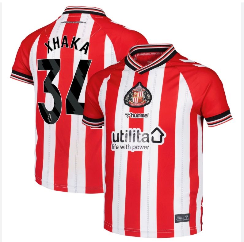 Sunderland AFC Hummel Home Trikot 2025-26 XHAKA 34 L (Neu