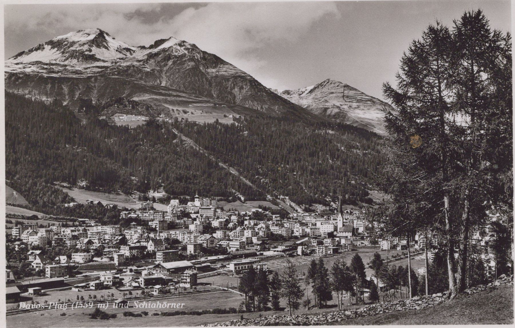 Cartoline postali: 0078 - Postkarte / Ansichtskarte - Davos - Platz – Usato da Reinach BL venduto da Boston-Verkauf