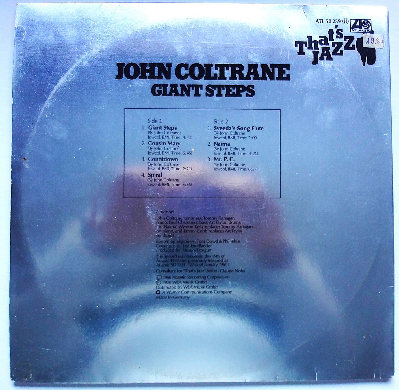Schallplatten: John Coltrane, LP: Giants Steps – Gebraucht aus Hemishofen von Phonomandy 1