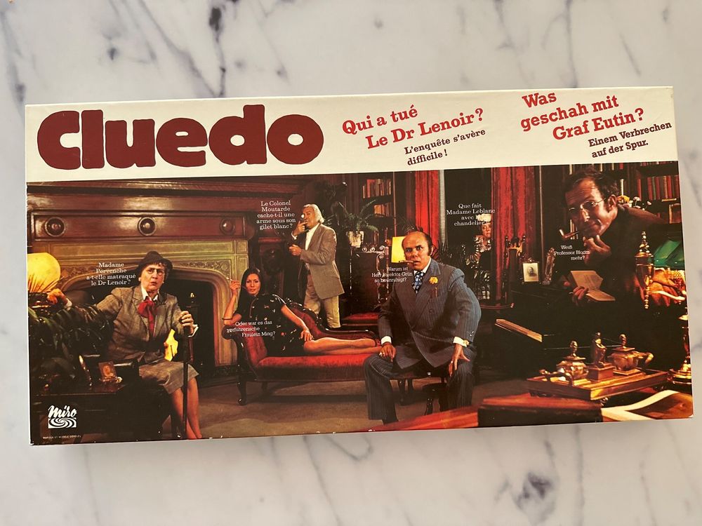 Jeu de société Cluedo Vintage Photo Stock - Alamy