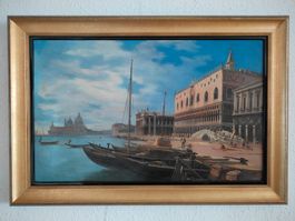 CHARLES GUIGON (1807 - 1882) "VUE DE VENISE"