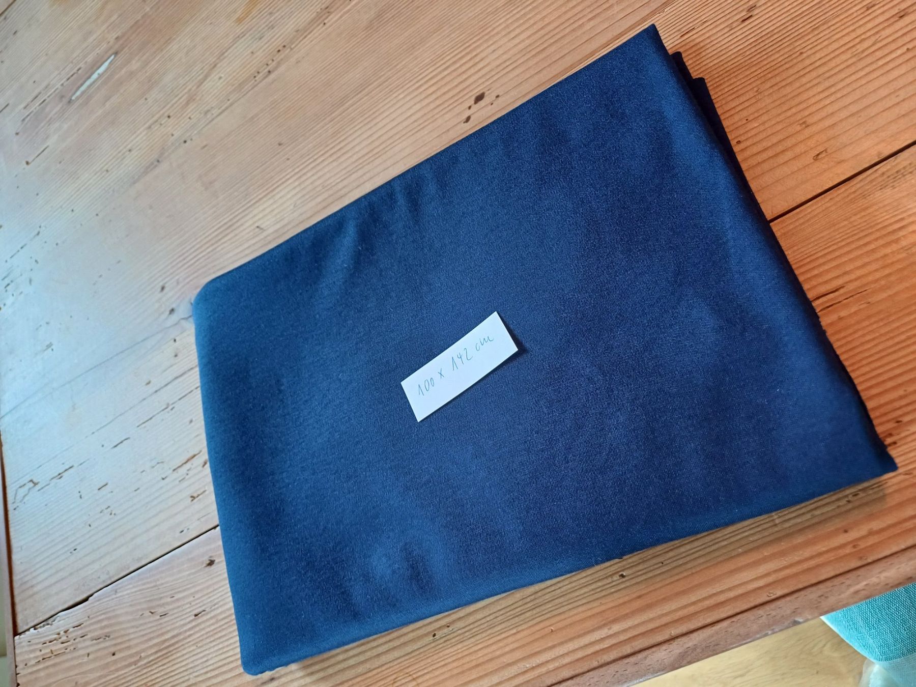 Tessuti: Blauer Jersey Stoff 100 x 142 cm – Nuovo (secondo la descrizione) da Elgg venduto da Flurinal