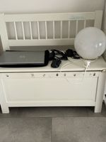 Weiss Truhe mit Lattenrücken Kinderzimmer gebraucht