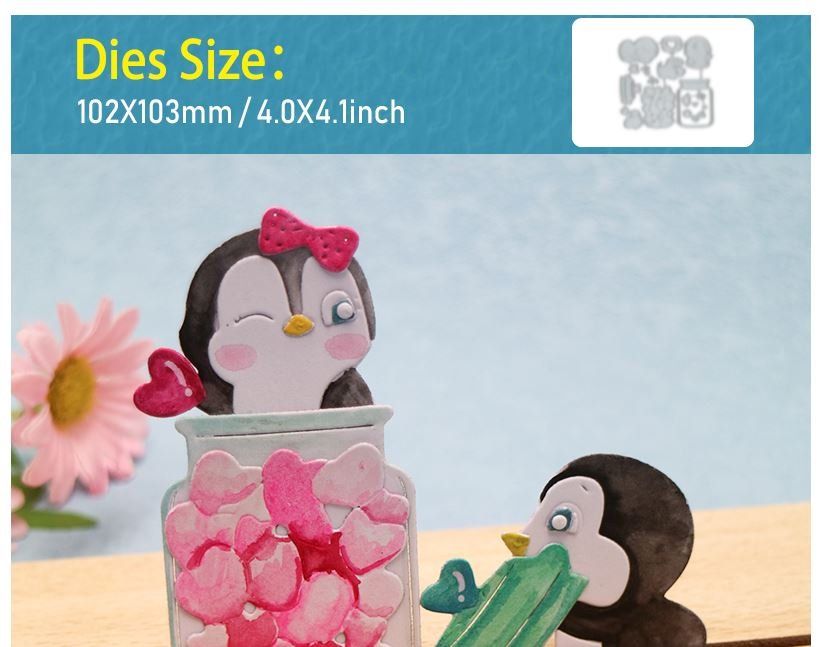 Sciablone: Neues Stanzschablonen-Set Pinguine – Nuovo e nell'imballaggio originale da Effretikon venduto da wenuss 2