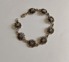 ARMBAND MIT SPINNEN UND SPINNENNETZE IN 925 SILBER