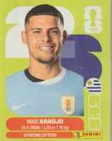 FIFA WORLD CUP 2026 Panini Sticker URU 16 MAXI ARAUJO