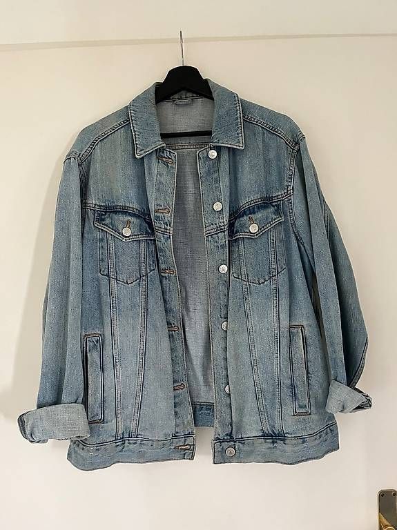 Jacken: Jeansjacke von Topshop, Oversize, Grösse 38 – Gebraucht aus Maur von tab_z9rh