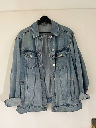 Jeansjacke von Topshop, Oversize, Grösse 38