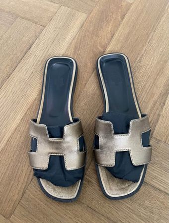 Hermes Oran Sandalen Grösse 38 wie Neu!