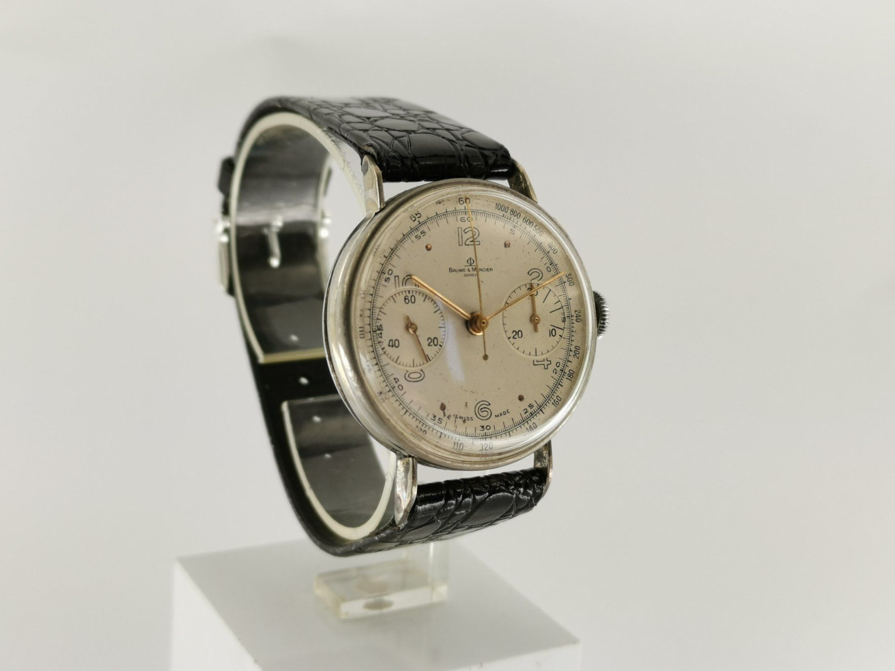 Baume & Mercier Orologi: Baume & Mercier Chronograph Vintage – Usato da Zürich venduto da Stargold-Uhren 2