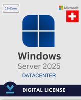 Microsoft Windows Server 2025 Datacenter Lizenz Key 16 Core