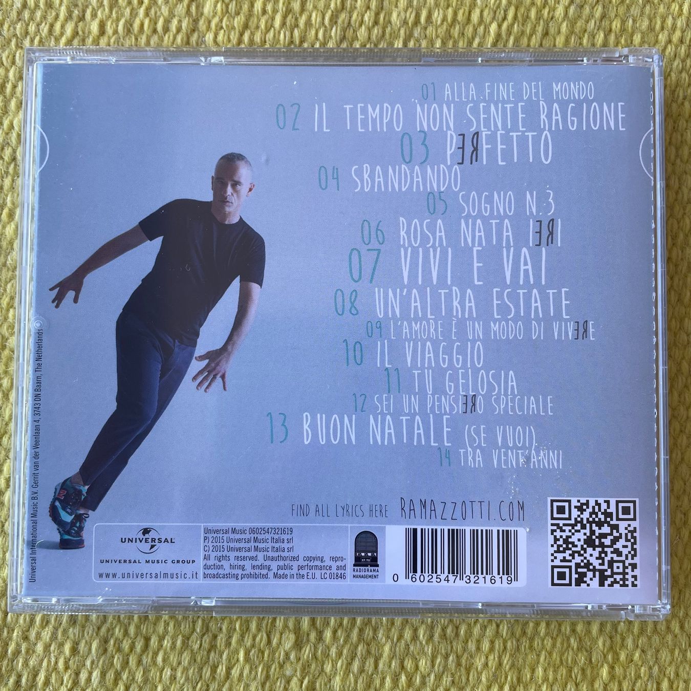 CDs: EROS RAMAZZOTTI-PERFETTO – Gebraucht aus Rorschacherberg von CD-Roli 1
