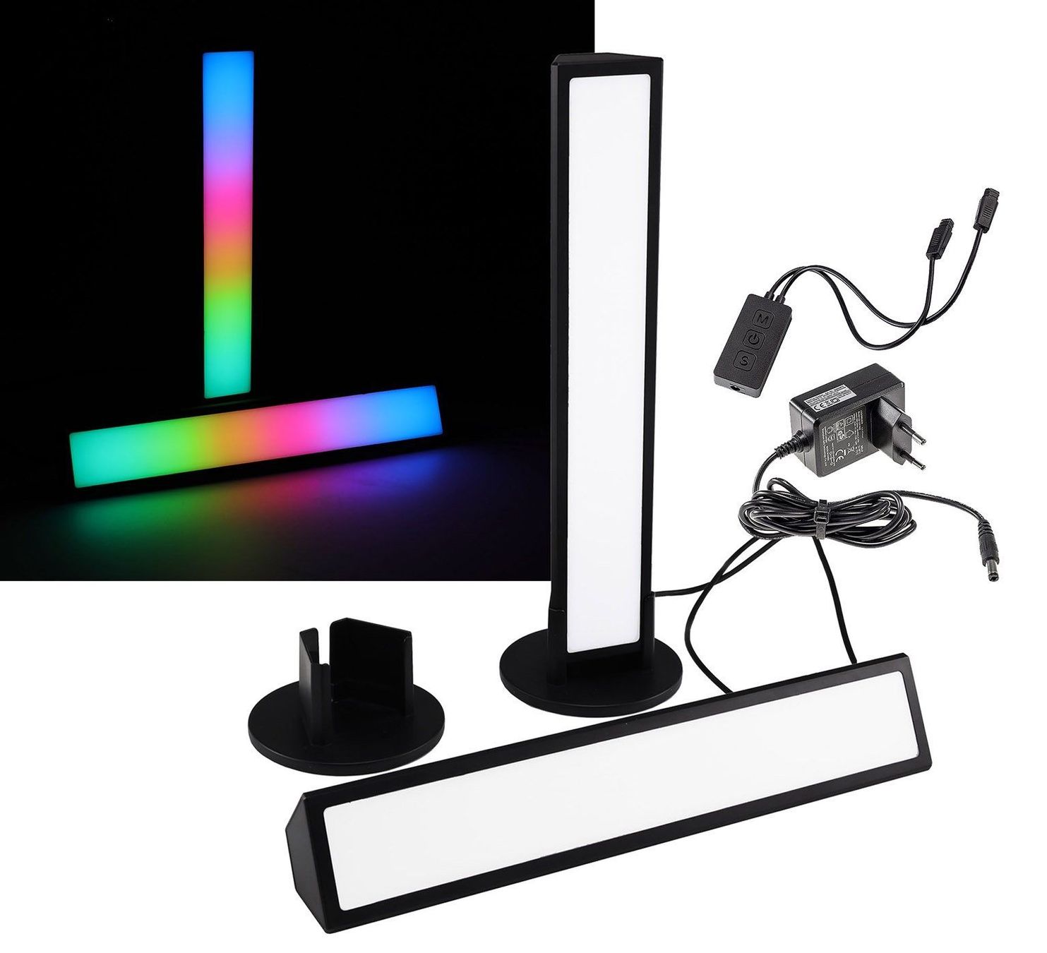 Lampade: LED Lichtsäule "Smart Lightbar" 2er-Set – Nuovo e nell'imballaggio originale da St. Niklausen OW venduto da LED-Shop