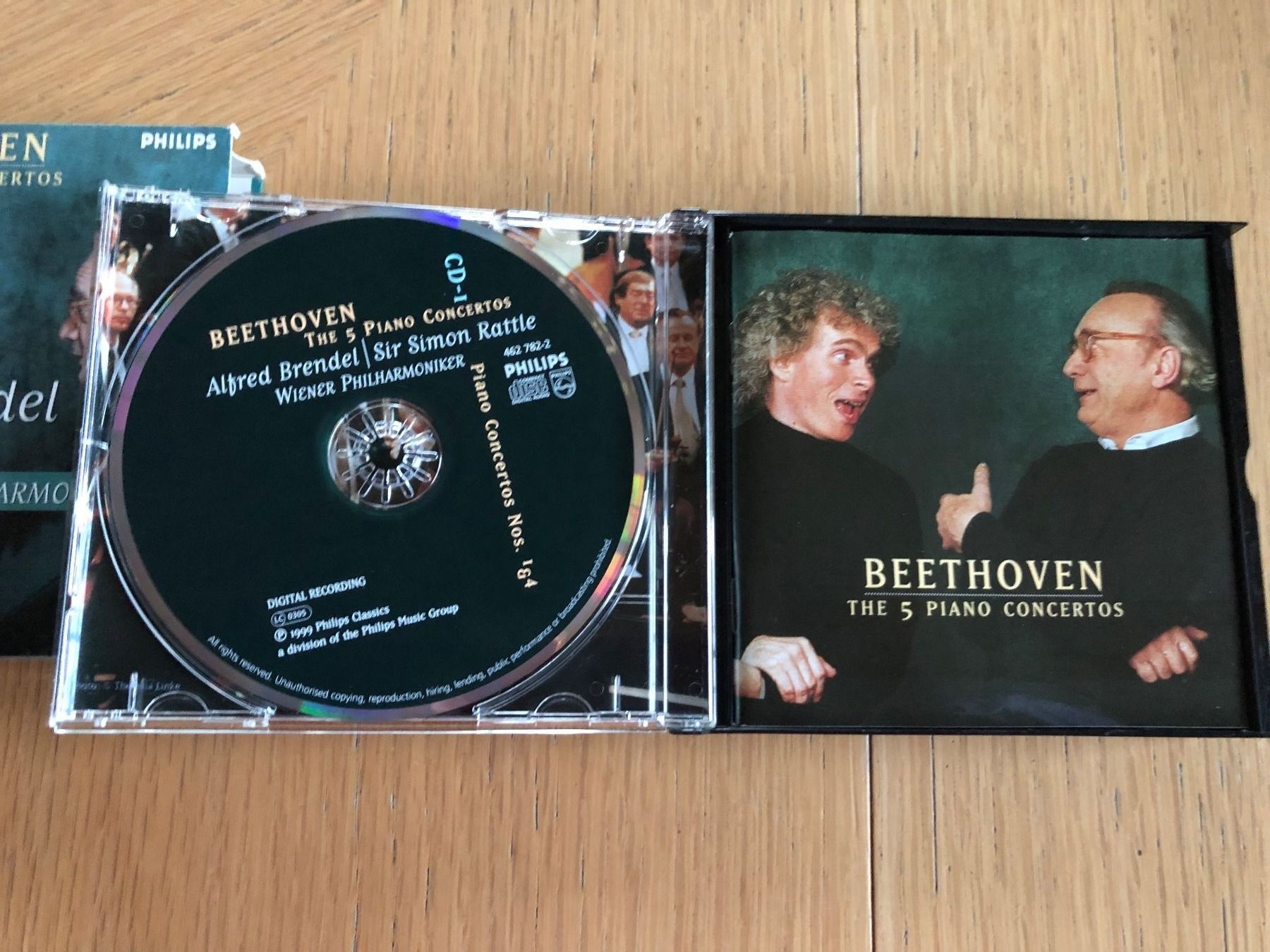 CD: Beethoven: Die 5 Klavierkonzerte, Brendel, Rattle – Usato da Schübelbach venduto da Dolly990_2 2