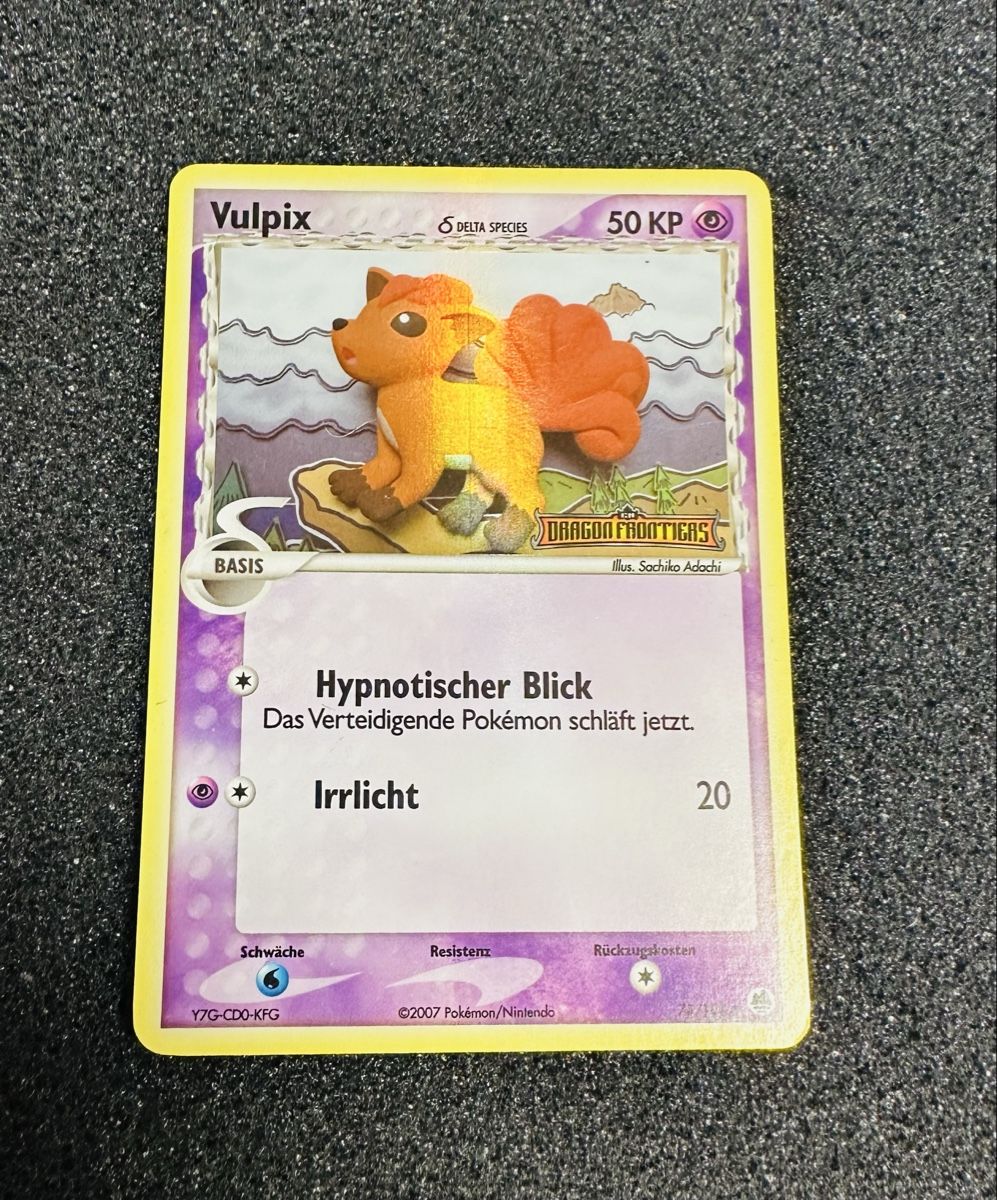 Pokémon Carte collezionabili: Vulpix Reverse Holo Stamp #70 Pokemon Dragon Frontiers – Nuovo (secondo la descrizione) da Affoltern am Albis venduto da andy1896