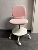 IkeaKinder Schreibtischstuhl rosa weiss mit Rollen gebraucht