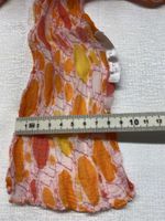 Leichter Sommerschal gemustert orange rosa gebraucht
