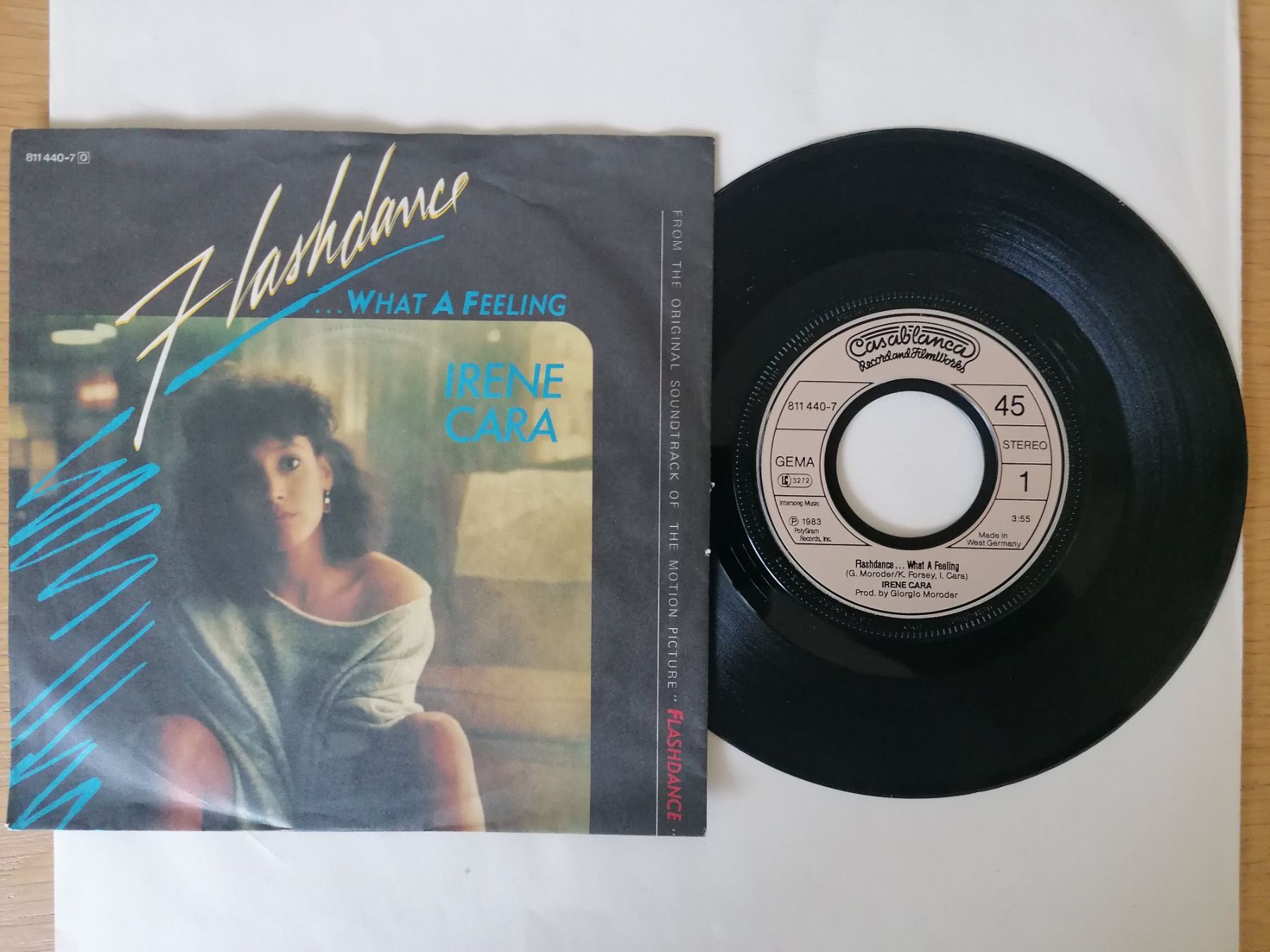 Dischi in vinile: Irene Cara - Flashdance...What a Feeling - Single Vinyl – Usato da Beinwil am See venduto da Funkthesizer
