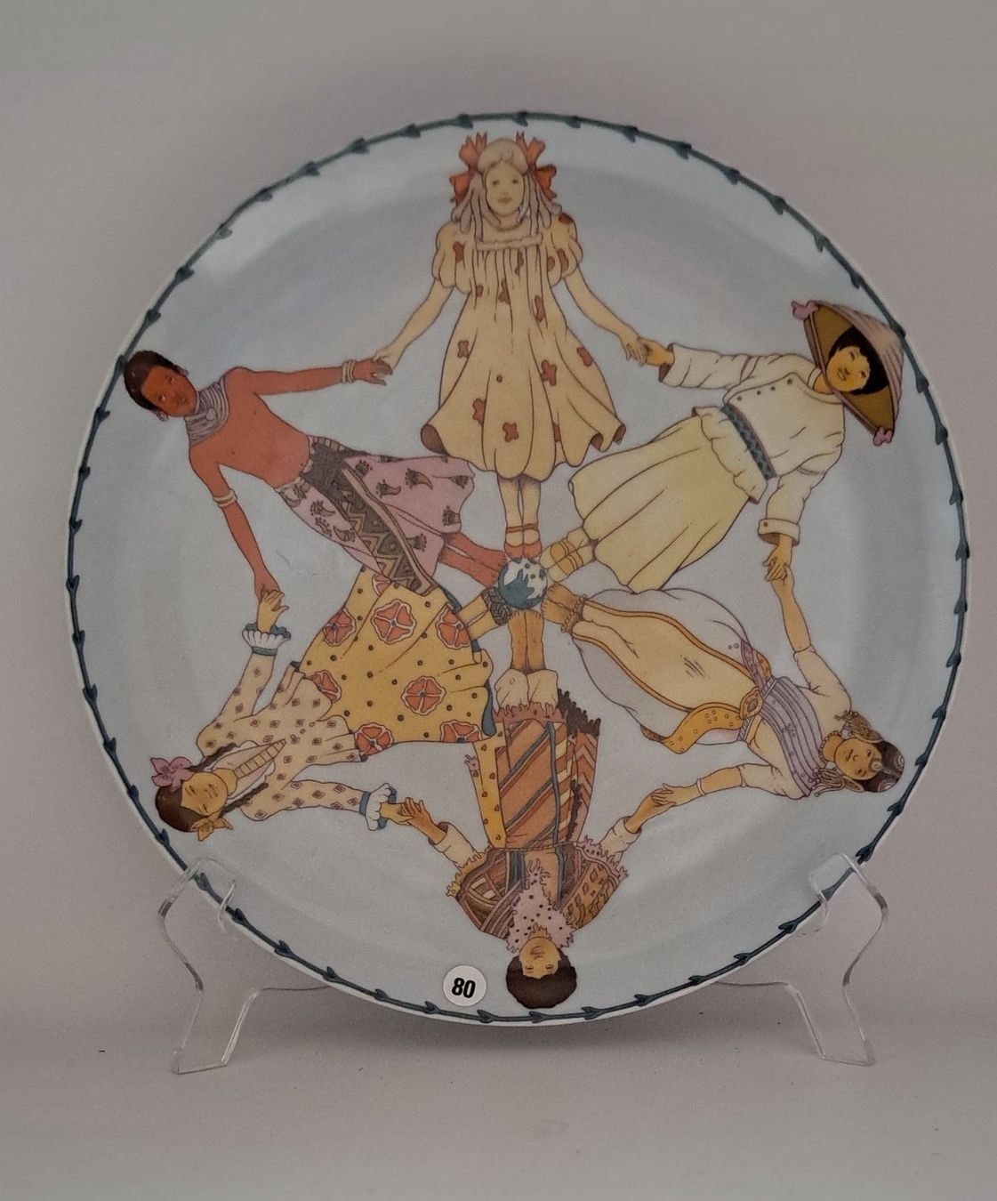 Villeroy & Boch Teller: Unicef Kinderteller von Villeroy&Boch " Kinder der Welt" 7 T – Neu (gemäss Beschreibung) aus Sta. Maria V. M. von saira2017 7